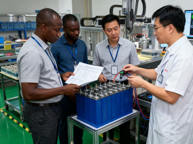 A empresa Anhui Like-minded dá as boas-vindas a clientes africanos em 2024, abrindo novo espaço para a cooperação em baterias de lítio para armazenamento de energia.