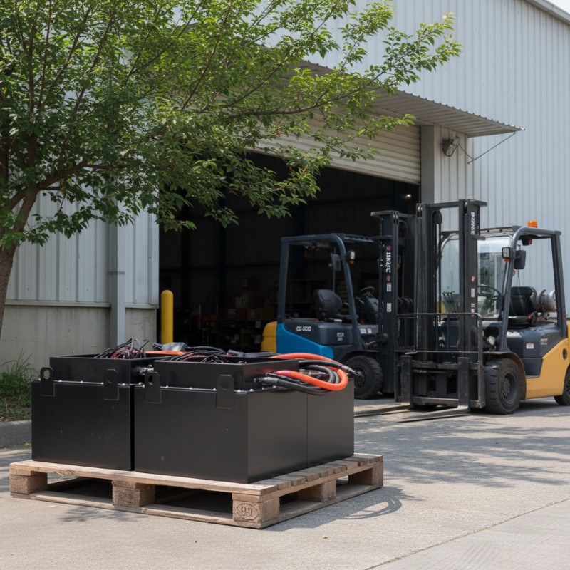 Electric forklift traction storage vehicle stable capacity cell