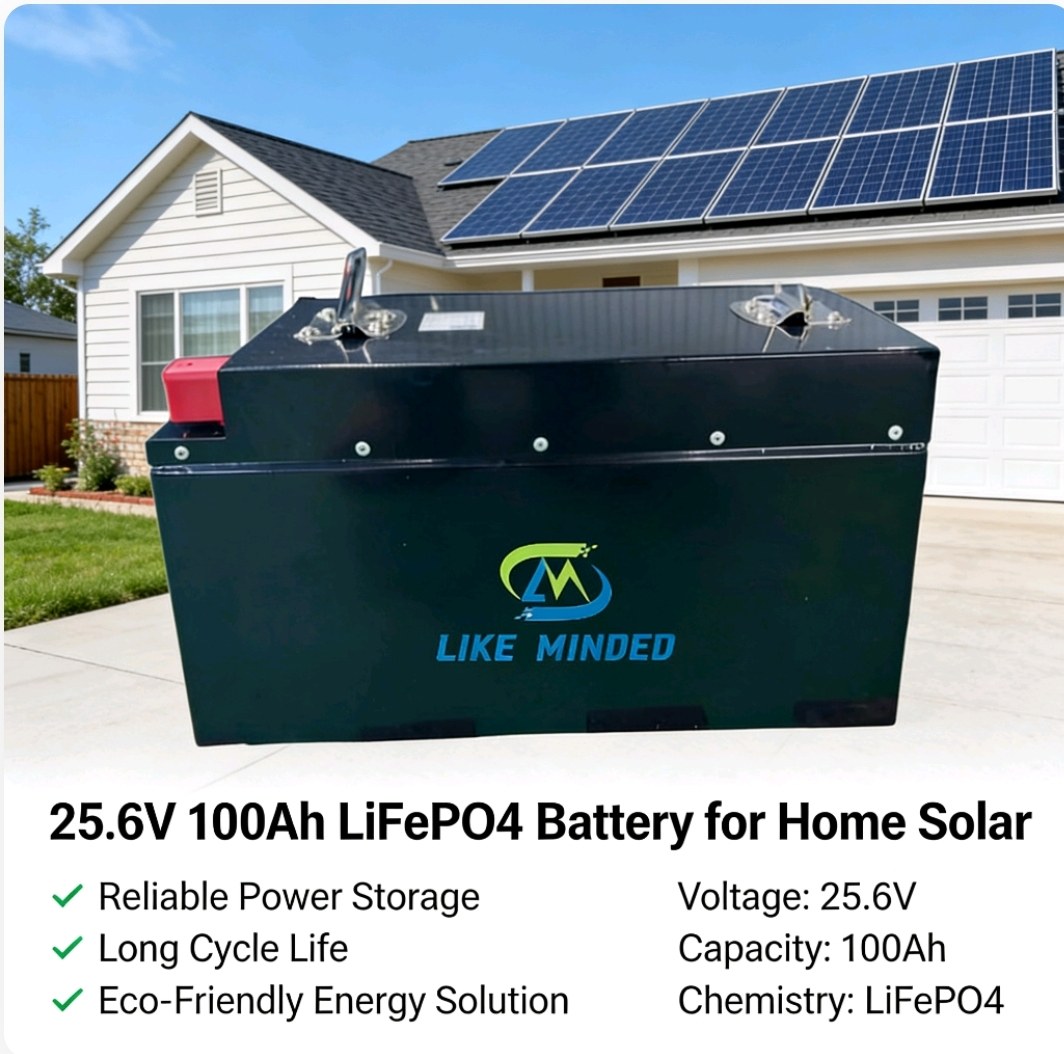 100Ah 25.6V off grid solar battery pack 100Ah 25.6V off grid solar battery pack